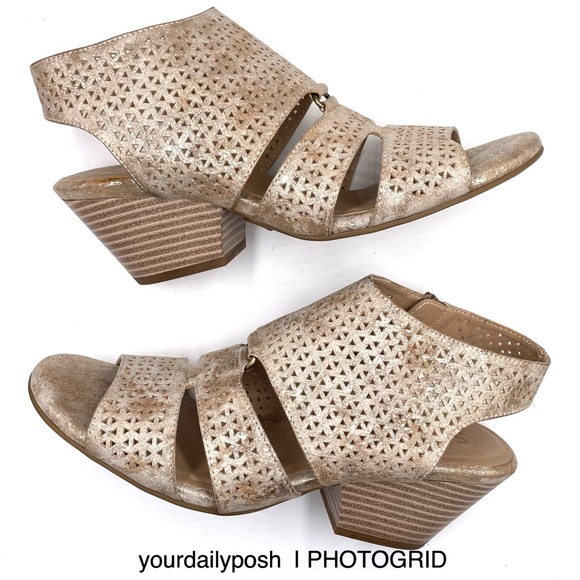Open-Toe Cutout Sandals